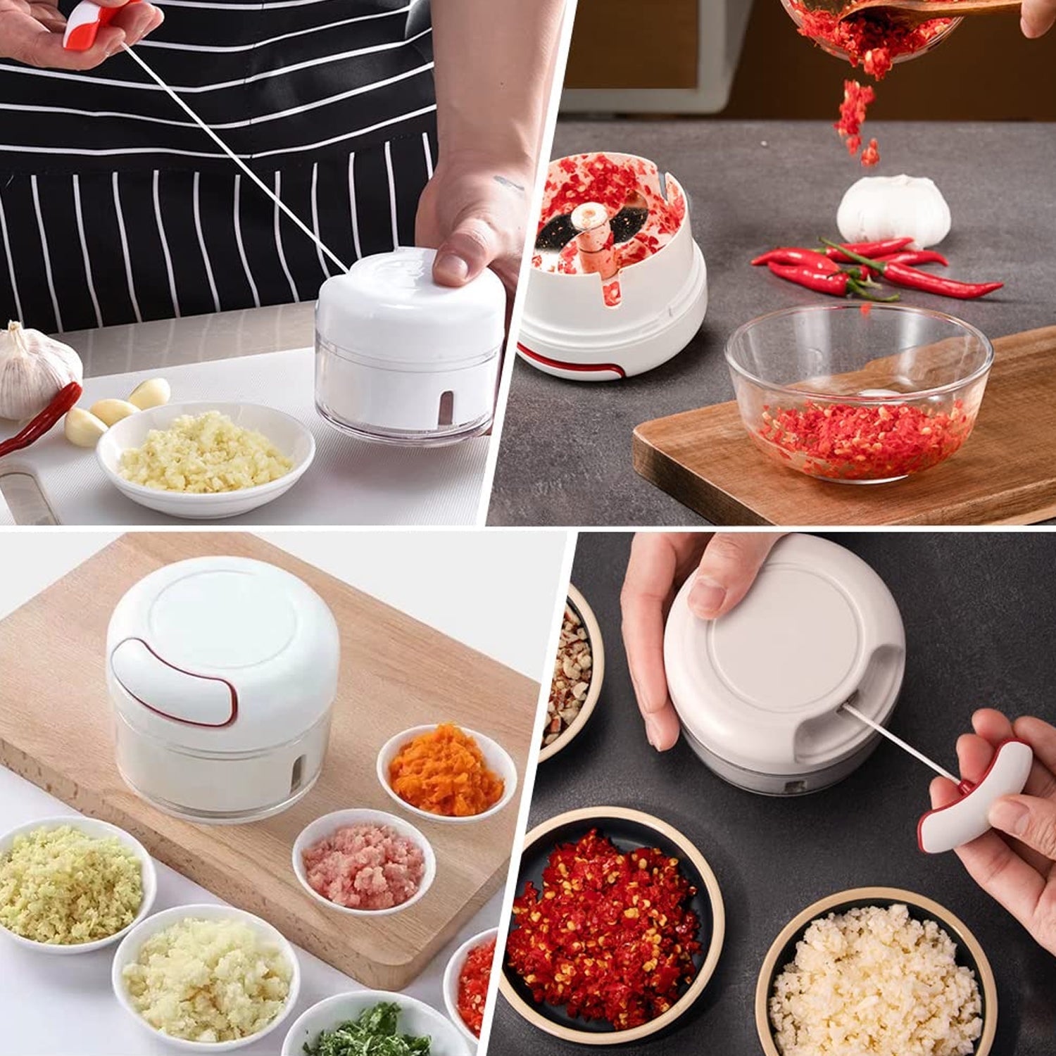 Pull-Cord Vegetable Dicer Pull-Cord Vegetable Dicer